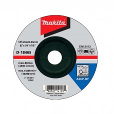 Disc abraziv pentru polizarea metalului 125X6X22.2 mm D-18465 Makita