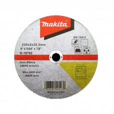 Disc abraziv pentru taierea inoxului 230X2X22.2 mm D-18792 Makita