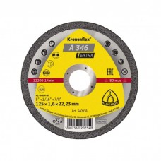 Disc abraziv pentru taierea inoxului si aluminiului 125X1.6X22.2 mm A346EX