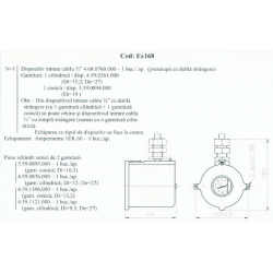 Cutie cu ampermetru, Cod Ex 168