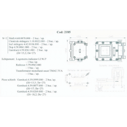 Cutie cu logometru, Cod Ex 2185