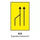 Îngustare temporară (U35), Indicator rutier