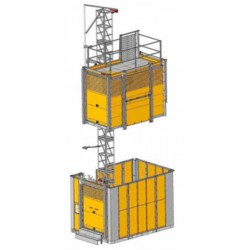 Ascensor ELSA H20 sarcina 2.000 kg, cabina 2,20 x 1,50 m, inaltime 220 m