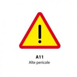 Atenție! Alte pericole, U11, Indicator rutier