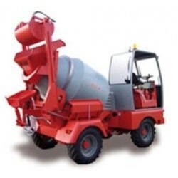 Autobetoniera Silla cu autoincarcare model DB 2500 M, Transmisie mecanica / hidrostatica, Volum de productie 2000 l/sarja