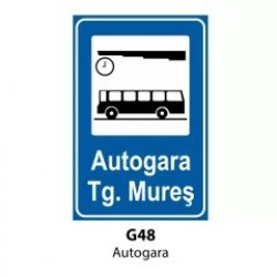 Autogară, Indicator rutier