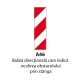 Baliză direcţională care indică ocolirea obstacolului prin stânga, Indicator rutier