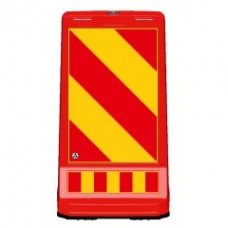 Baliză reflectorizantă DIRECȚIONALĂ, 7.50kg, înălțime 90cm, folie față-verso 60x40cm