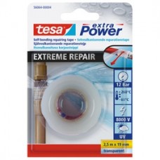 Banda izolatoare de reparatie extrema tesa, transparenta, 2.5 m x 19 mm