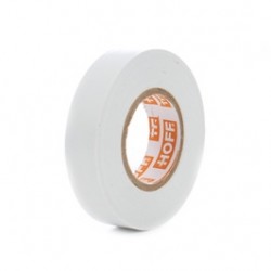 Banda izolatoare Hoff alba 20 m x 0.15 mm x 18 mm
