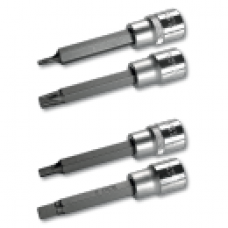  BITS LUNGI CU SOCLU TUBULAR - OTEL CROM-VANADIU, CROMAT MAT