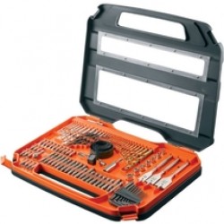 Black & Decker  A7154 - Set accesorii insurubare si burghie mixte, 100 bucati