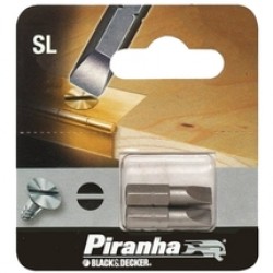 Black & Decker  X61004 - Set capete de insurubare, profil plat 7.2 mm, 2 bucati