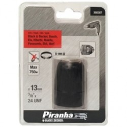 Black & decker  X66367 - Mandrina rapida, 13 mm, prindere cu filet, -