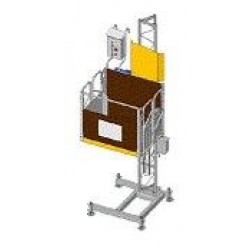 Bob Lift EHPM 1000 mini trifazic plus, sarcina 1.000 kg, dimensiuni cabina 1.58 x 1.20 m, inaltime maxima 160 m.