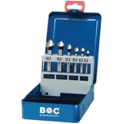 BOHRCRAFT  17001410006 - Set burghie zencuitoare, 6.3-20.5 mm, 6 bucati