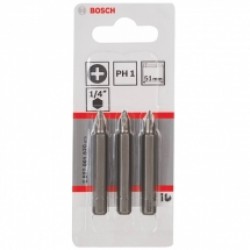 Bosch  2607001520 - Set capete de insurubare, profil PH1, 3 bucati