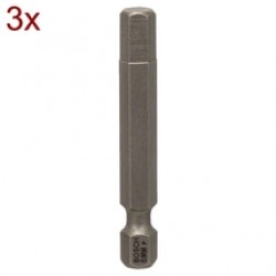 Bosch  2607001735 - Set capete de insurubare, profil HEX6, 3 bucati