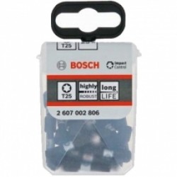 Bosch  2607002806 - Set capete de insurubare, profil T25, 25 bucati