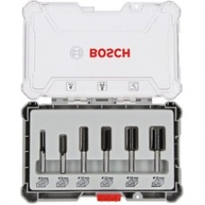 Bosch  2607017466 - Set cutite frezat, tija 8 mm, ambalaj plastic, 6 bucati