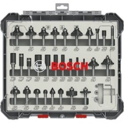Bosch  2607017474 - Set cutite frezat, tija 6 mm, ambalaj plastic, 30 bucati