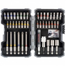 Bosch  2607017561 - Set capete de insurubare si chei tubulare, mixte, 43 bucati