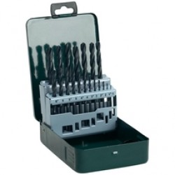 Bosch  2607019435 - Set burghie metal, HSS-R, 1-10  mm, tija cilindrica, 19  bucati