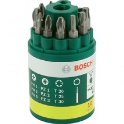 Bosch  2607019452 - Set capete de insurubare, mixte, 10 bucati