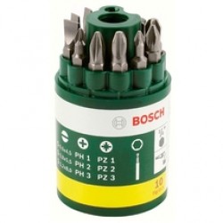 Bosch  2607019454 - Set capete de insurubare, mixte, 10 bucati