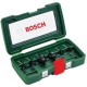 Bosch  2607019464 - Set cutite frezat, tija 6 mm, ambalaj plastic, 6 bucati