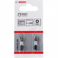 Bosch  2608522403 - Set capete de insurubare, profil PH2, 2 bucati