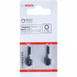 Bosch  2608522472 - Set capete de insurubare, profil T10, 2 bucati