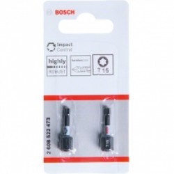 Bosch  2608522473 - Set capete de insurubare, profil T15, 2 bucati