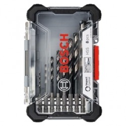 Bosch  2608577146 - Set burghie metal, HSS Impact Control, 2-10  mm, tija hexagonala, 8  bucati