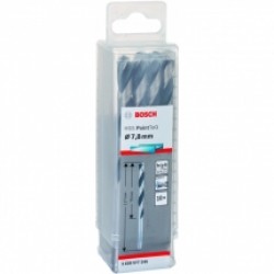 Bosch  2608577246 - Set burghie metal, HSS-PointTeq, 7.8  mm, tija cilindrica, 10  bucati