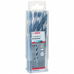 Bosch  2608577273 - Set burghie metal, HSS-PointTeq, 10.5  mm, tija cilindrica, 5  bucati