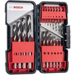 Bosch  2608577350 - Set burghie metal, HSS-PointTeq, 1-10  mm, tija cilindrica, 18  bucati