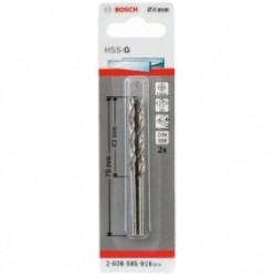 Bosch  2608585916 - Set burghie metal, HSS-G, 4  mm, tija cilindrica, 2  bucati