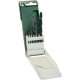 Bosch  2609255029 - Set burghie metal, HSS-R, 2-8  mm, tija cilindrica, 6  bucati