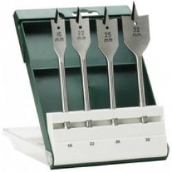 Bosch  2609255275 - Set 4 burghie plate, 16-32  mm, tija cilindrica