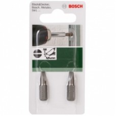Bosch  2609255909 - Set capete de insurubare, profil plat 0.8x5.5 mm, 2 bucati