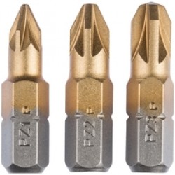 Bosch  2609255968 - Set capete de insurubare, profil PZ, 3 bucati