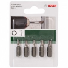 Bosch  2609255970 - Set capete de insurubare, profil TORX, 5 bucati