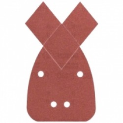 Bosch  2609256A71 - Set foi abrazive delta,  95x135 mm, granulatie 180, 4 gauri, 5  bucati