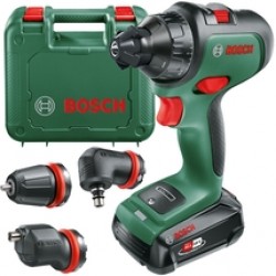 Bosch  AdvancedDrill 18 - Masina de gaurit si insurubat cu 1 acumulator, Li-Ion, 18 V, 2.5 Ah, 42 Nm, mandrina detasabila, led iluminare, valiza plastic, accesorii