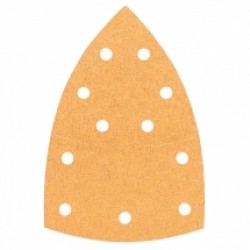 Bosch  C470 - Set foi abrazive delta,  102x62, 93 mm, granulatie 80, 11 gauri, 10  bucati