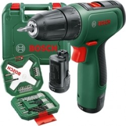 Bosch  EasyDrill 1200 - Masina de gaurit si insurubat cu 2 acumulatori, Li-Ion, 12 V, 1.5 Ah, 30 Nm, valiza plastic, accesorii