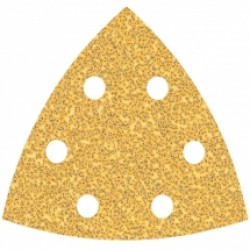 Bosch  EXPERT C470 - Set foi abrazive delta,  93x93 mm, granulatie 40, 6 gauri, 5  bucati