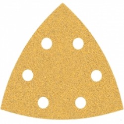 Bosch  EXPERT C470 - Set foi abrazive delta,  93x93x93 mm, granulatie 180, 6 gauri, 5  bucati