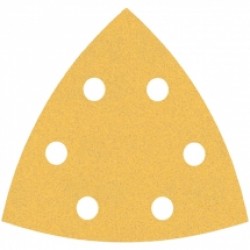 Bosch  EXPERT C470 - Set foi abrazive delta,  93x93x93 mm, granulatie 400, 6 gauri, 5  bucati